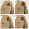 Chain Kapibara Pin Kapibara Capibara Badge Exquisite Star Capybara Brooch  Backpack Decor
