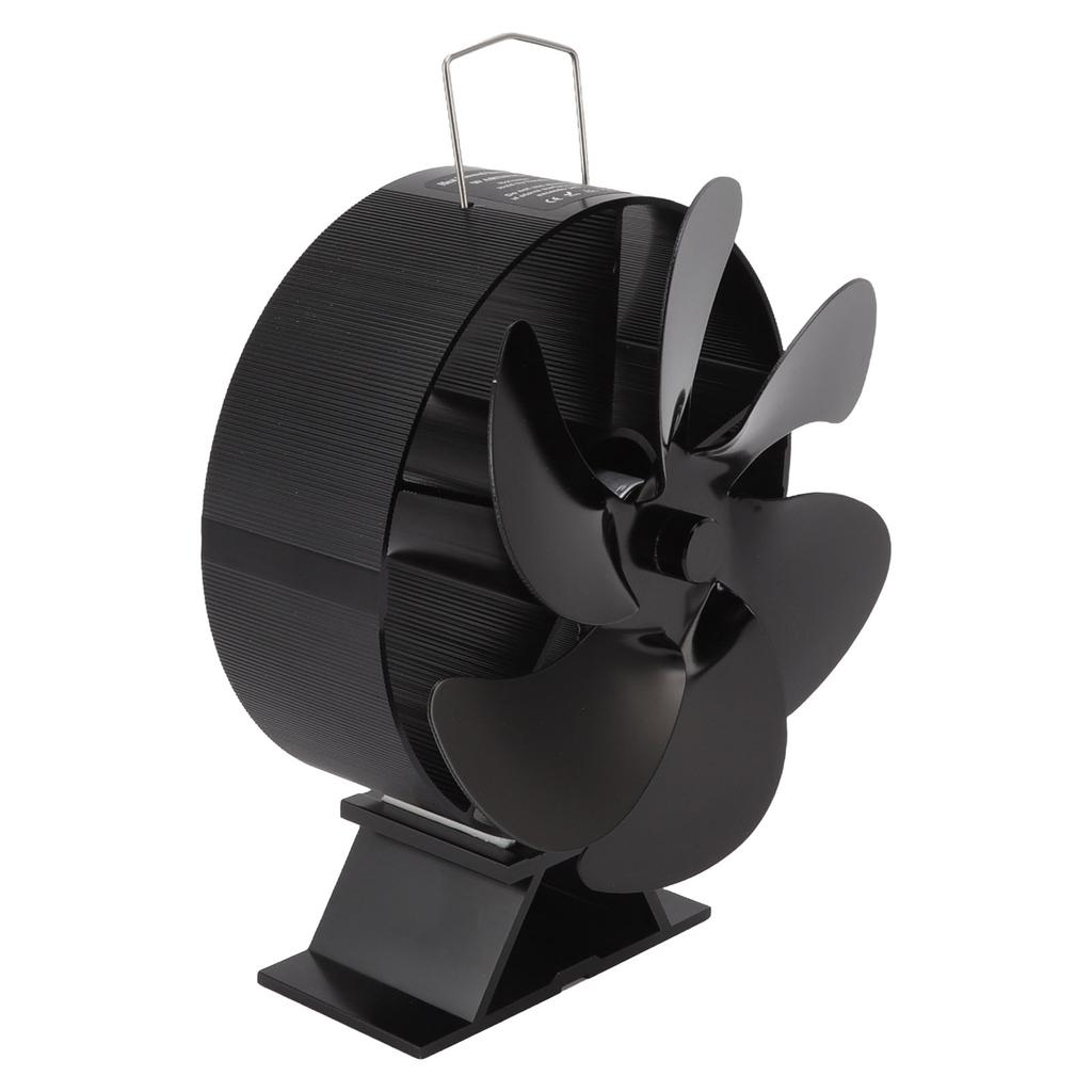 6 Blades Fireplace Fan Thermoelectric Module Wood Stove Fan Heat Powered Wood Burning Air