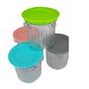 4-Piece Ice Cream Cup Set for Ninja Creami Breeze NC100/NC200 Maker