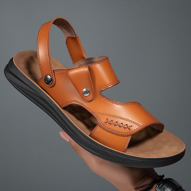 Летние мужские сандалии дышащая пляжная обувь для отдыха на природе летние римские роскошные мужские сандалии тапочки мужские сандалии тапочки мягкая подошва