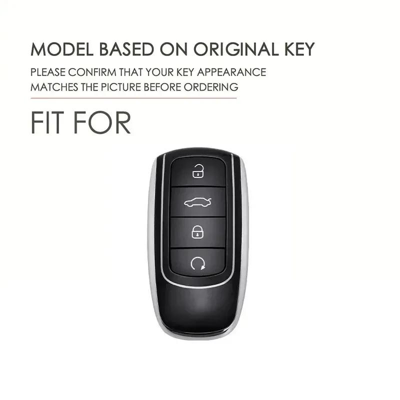 Автомобильный чехол для брелоков Chery Tiggo 8 PRO / PRO MAX / OMODA 5C / 7 PRO MAX TPU Защитный