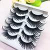 5 Pairs Beauty Thick Handmade Makeup Tools Eye Lashes Extension False Eyelashes Exaggerated Styel