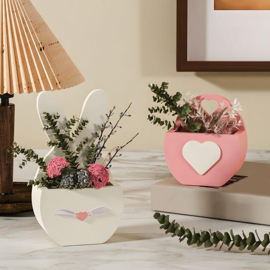 2 шт. формы для пасхального кролика, силиконовые формы для литья в корзинку в виде кролика, легко извлекаемые формы для мыла, 3D-формы