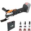 YOIbuy Rechargeable with 18V Cordless Power Continuously Variable Speed LED Low Quick Starlock OIS Zette Saw Comes with 9 Piece Replacement Blade Left