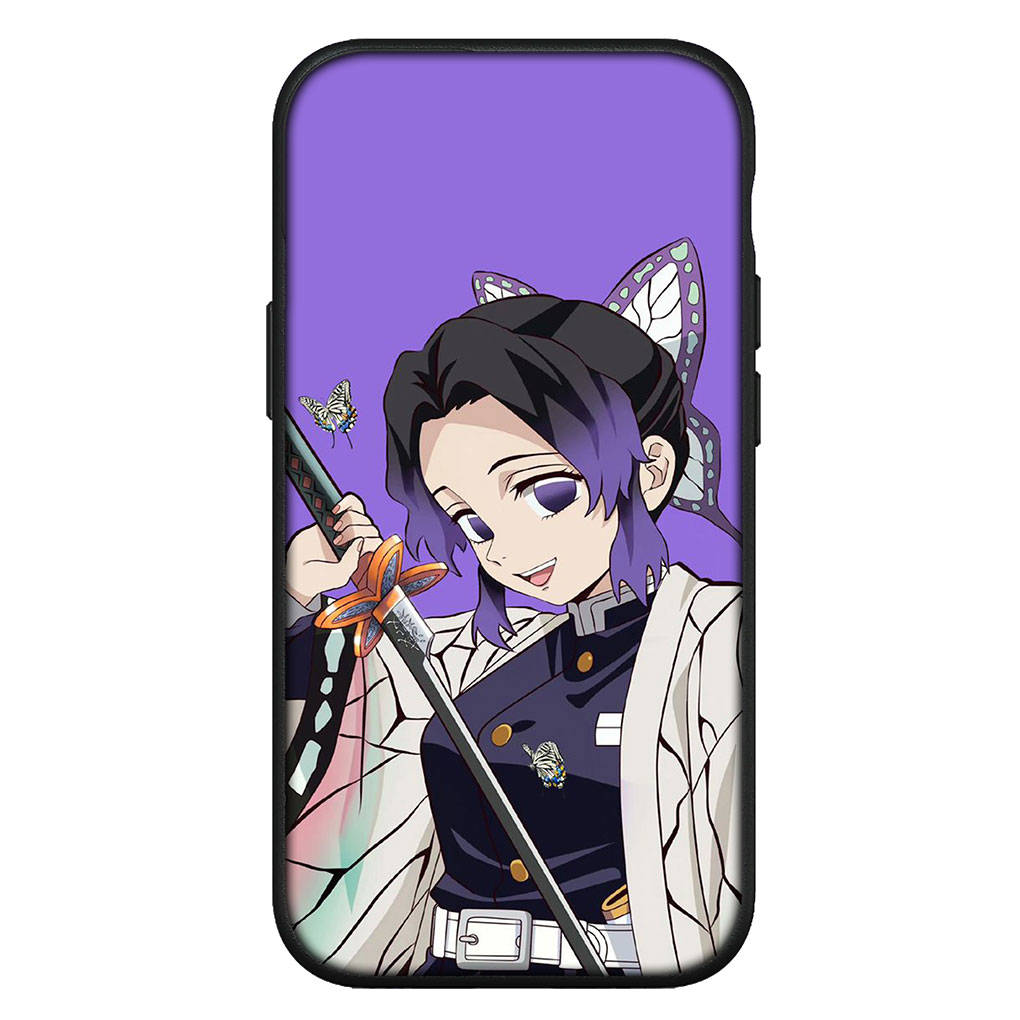 Для iPhone 15 14 Xiaomi Redmi Note 13 12 11 Pro Max X 8 7 XR Samsung Galaxy A24 A15 A05 S24 S23 Huawei OPPO A38 Demon Slayer Kochou Shinobu чехол для телефона