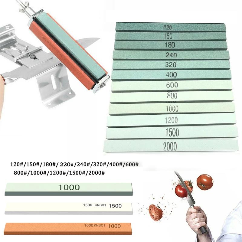 1pcs Polishing White Sharpening High Hardness Square Corundum Whetstone Grinding Sand Oil Stone