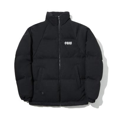 Li Ning Женская эксклюзивная серия Однотонная короткая свободная куртка-пуховик с длинным рукавом Женская верхняя одежда Черная AYMU594-3