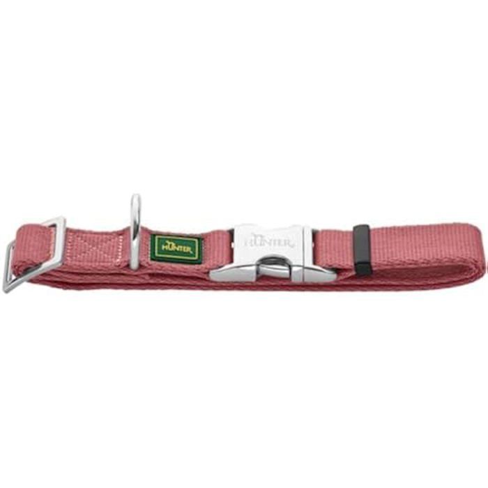 Dog Collar - HUNTER - Inari - Lightweight Aluminum - Pastel Red - Size XL