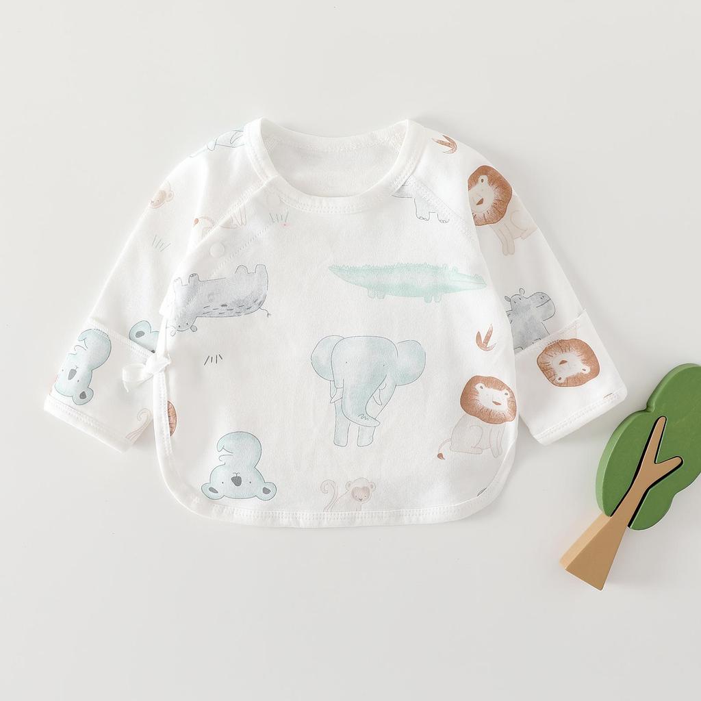 Комбинезон для новорожденных из чистого хлопка с длинными рукавами на весну и осень