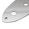 Musiclily JB Jazz Bass Control Plate, Compatible with Metric Pots, for Jazz Bass and Electric Basses, Chrome
