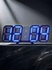 Modern Fashion Large Led Digital Wall Clock 8 Inches 3d Led Desk Clock Alarm Clock Honm Decor Kitchen Living Room Study