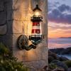 Beach Theme Lighting Coastal Lighthouse Wall Sconce Light, Vintage Nautical Lamp, Decorative House Lamps Light for Porch Patio Garden House,