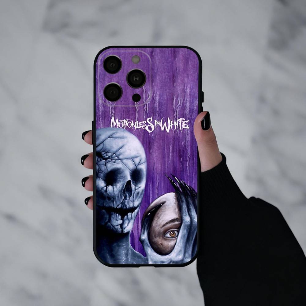 Чехол для телефона M-Motionless in W-White Band для iPhone 17pro, 16,15,14,13,12,11 X XR Plus, Других Мягкий Черный Чехол