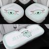2026 Winter Plush Cartoon Car Seat Cushion - Cute Big Eyes Design, Warm Half-Wrap Interior Cover