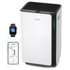 Портативный осушитель HUMILABS OL20-BD068CF, производительность 20 л, съемный фильтр, бак 4,5 л и дренажный шланг, 24-часовой таймер, управление через Wi-Fi и приложение