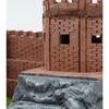 SKY Diorama Brick Concrete Block Paper House Plastic Model Castle Miniature Kit Wood (1/35, 250 Piece Set)