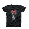 Banksy Boy Flying In Balloon Street T-shirt - Black