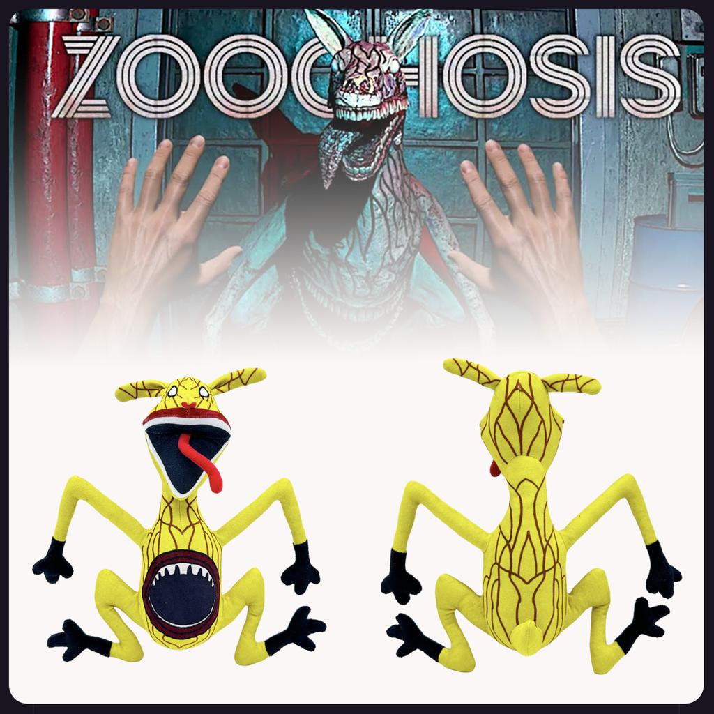 Новые плюшевые игрушки Zoochosis Горячая игровая фигурка Куклы Zoochosis Мутированное животное Мягкая игрушка Подарки для детей День рождения Ужасающий плюшевый зверь Хэллоуин