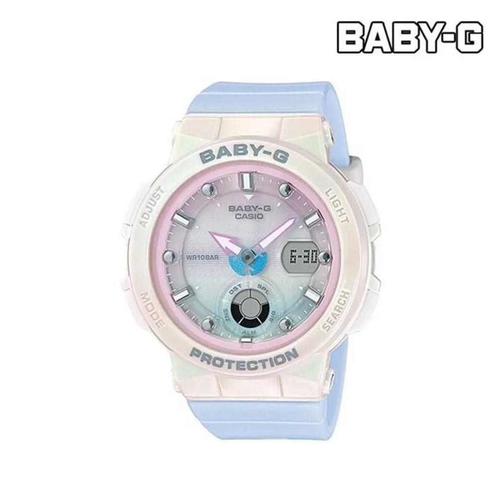BABY-G Standard BGA250 Series White Blue BGA2507A3DR G-SHOCK Women's Watch