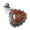 Noreena Jasper Gemstone Handmade 925 Sterling Silver Jewelry Pendant 2.29" W3w56