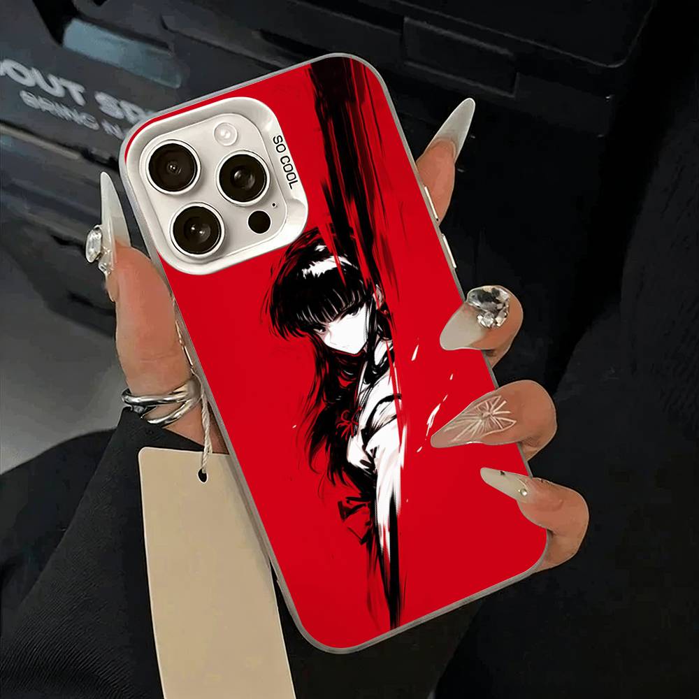 Чехол для телефона Инуяша - Полудемон для iPhone 11 12 13 14 15 16 Pro Max Plus белый Серебристый Чехол для телефона