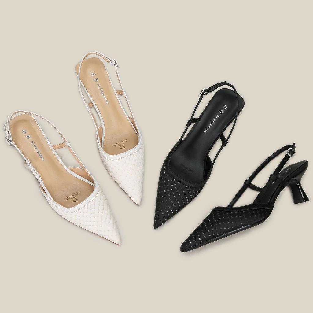 H963-9 Босоножки женские летние с узором «павлин» с острым носком сзади, пустые босоножки с полукруглой головкой, туфли на высоком каблуке со стельками из овчины