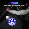 2pcs Volkswagen HD Car Door Welcome Light Led Projector Lamp For Volkswagen VW Polo Golf T5 Caddy T4 Touran GTI Passat Scirocco CWX1