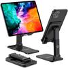Phone/Tablet Stand, Adjustable Portable Desk Phone Stand Folding Dock Stand Table Holder for iPhone Se 2020/11
