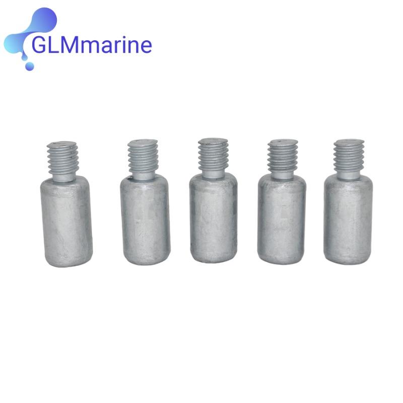 5 Pcs Zinc Saltwater Anode For Volvo Penta 2001 2002 2003 275 280 290 AD AQ AQAD BB D4 D5 D6 D7 D8 D9 D11 D12 DP 3838499 18-6001