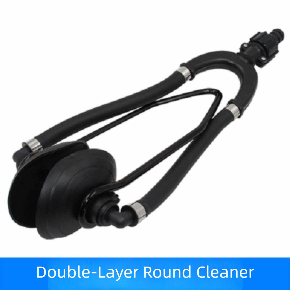 Round Ear Cups Engine Flusher Dual Water Feed Boat Ear Muff Dual Feed Flusher  Outboard Motors