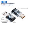 120 Вт USB на Type-C OTG Адаптер USB A Папа на Type-C Мама Кабель-Конвертер для Macbook iPhone iPad Huawei Matepad Xiaomi Ноутбуков