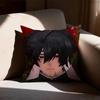 Чехол для подушки Yandere Simulator Чехол для подушки против пылевых клещей Невидимая молния шелковистый короткий плюш Чехол для диванной подушки