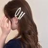 Zinc Zinc Alloy Acetate Hairpin Set Geometry Bangs Clip Retro Cute Hair Clip  Girls