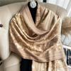 New Imitation Cashmere Scarf Women's Zoo Jacquard Decorative Shawl Scarf Thickened Warm Scarf