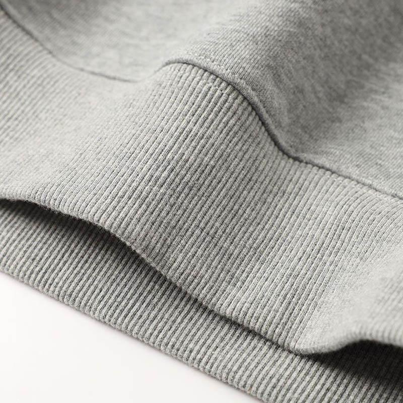 Свитшот для женщин, хлопковая свободная футболка большого размера с длинным рукавом, флисовая удобная круглая горловина, повседневный пуловер, топ, свитшот