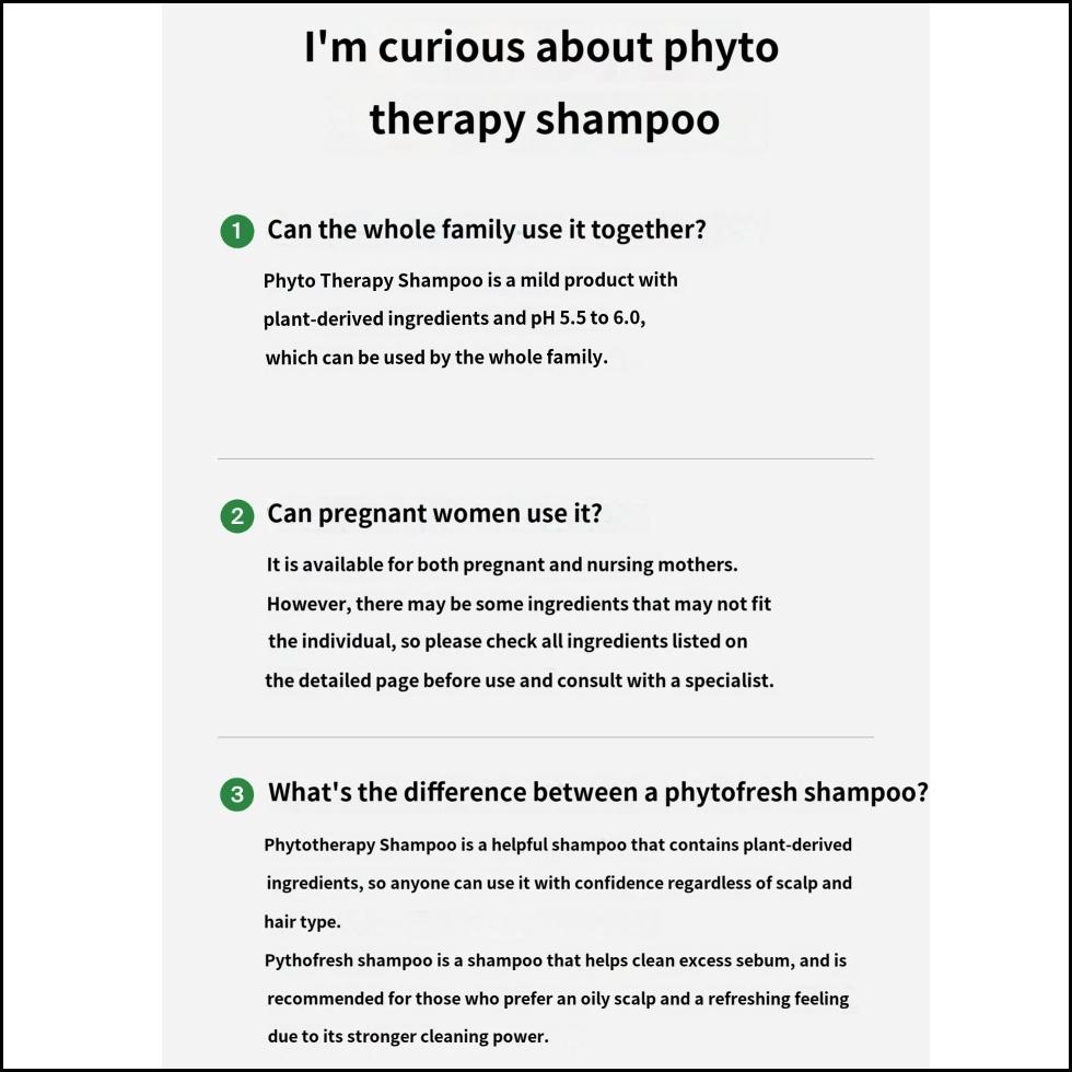 DR.FORHAIR Шампунь Phyto Therapy 500 мл, очищающее средство с низким pH для чувствительной кожи головы