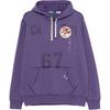 Polo Ss25 Толстовка с капюшоном, карманом и длинным рукавом с логотипом для мужчин, темно-пурпурный 710966442-001
