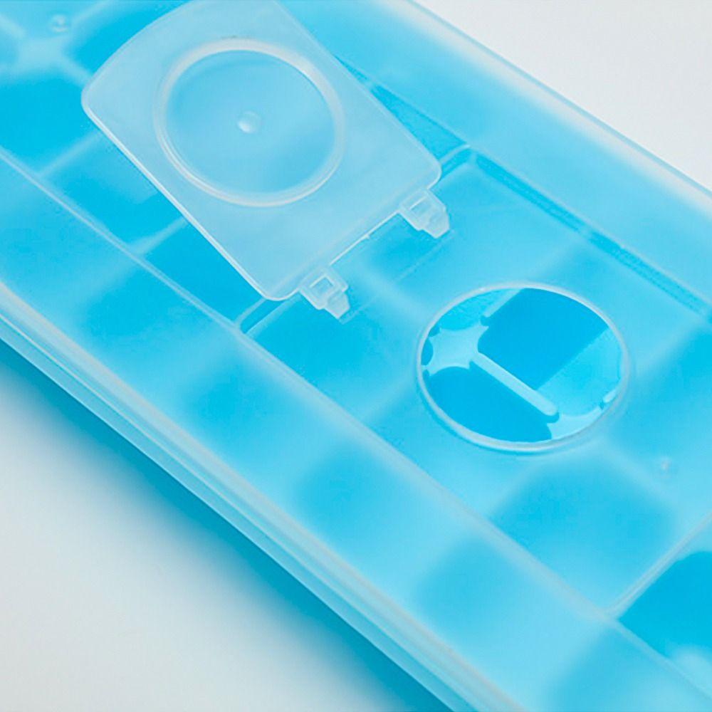 With Cover Ice Cube Tray Kitchen Reusable Ice Cube Box Ice Storage Box Ice Making Mould Ice Lattice