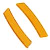 Saki&Masa Side Markers, Wind Reflector, North America, USDM, Thin, Left & Right, Set of 2 (Orange)
