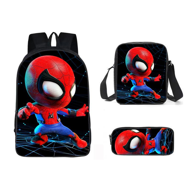 Backpack Three Piece Set Waterresistant Material Kids For