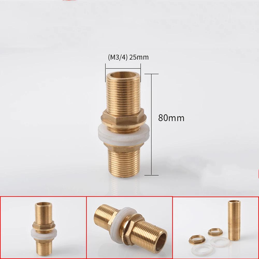 1/8" 1/4" 3/8" 1/2" 3/4" BSPP Наружная полная резьба Бочонок-ниппель Переборочный латунный соединитель Фитинг для бака