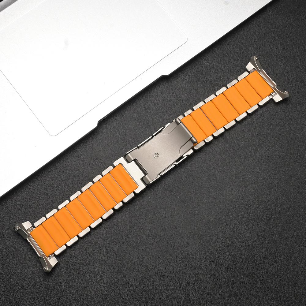 Титановый ремешок без зазоров для Samsung Galaxy Watch Ultra 2025 Роскошный металлический ремешок для Galaxy Watch Ultra 47 мм 2024 Аксессуары