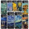 Van Gogh Oil Art Painting Clear Phone Case For Samsung Z Flip 7 6 5 4 3 Galaxy ZFlip7 ZFlip6 ZFlip5 ZFlip4 ZFlip3 5G Print Cover