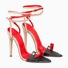 Fashion Roman Strap Slim High Heels Fashion Sandals 2024 New Women's Summer Sexy Pointed Metal Buckle Runway High Heel Sizes 35-45