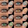 1pair Colored Pupils for Eyes Brown Color Contact Lenes Green Lenses Blue Eye Contacts High Quality Gray Soft Pupils