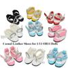 Для obitsu11GSCbody9OB11 Милые туфли из коровьей кожи для кукол 1/8 OB11, Новые повседневные кожаные туфли, Кукольные ботинки