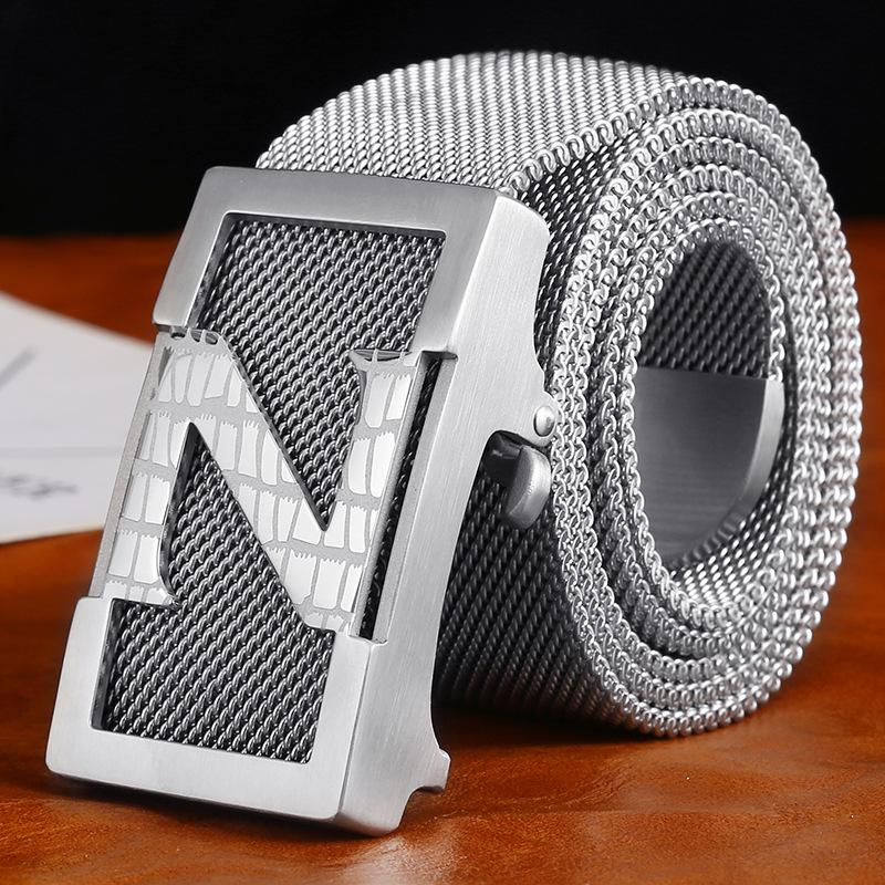 Внутренняя головка ремня из нержавеющей стали 304 Мужская пряжка для ремня Самооборона на открытом воздухе Цельнометаллическая цепочка для ремня Модный мужской досуг