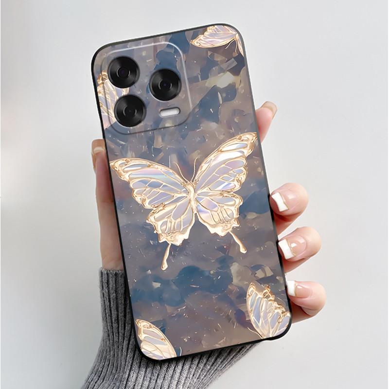 Printing Case For ZTE Blade V70 Vita Fundas For ZTE Nubia V70 Design Capa Soft Silicone Black Shell Cover Cute Flower Case Coque