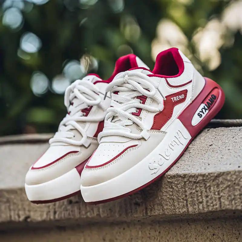 Big Sole Synthetic Leather Traners Basketball Run Shoes For Men Sneakers Yellow Sports All Brand Lofer Luxury Brand