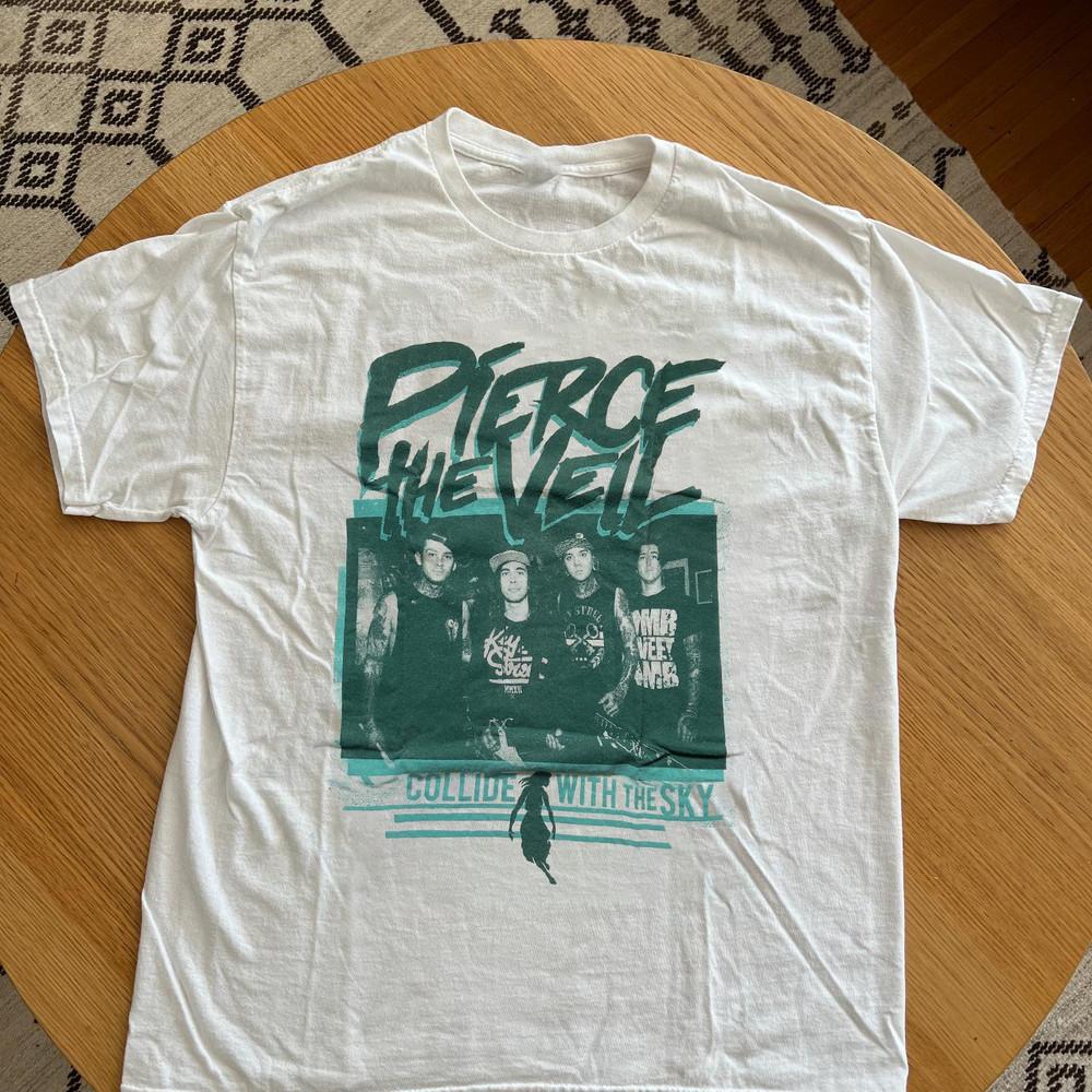 Pierce The Veil Футболка группы Collide With The Sky Хлопковая футболка унисекс UB239